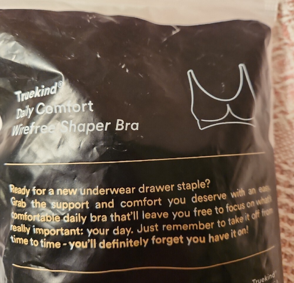 Truekind White Wirefree Shaper Bra Size 4X NWT - Picture 8 of 8